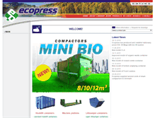 Tablet Screenshot of ecopressgroup.com