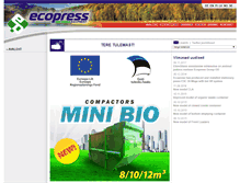 Tablet Screenshot of ee.ecopressgroup.com